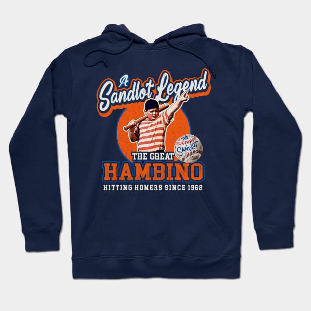 A Sandlot Legend The Great Hambino Hoodie by Alema Art